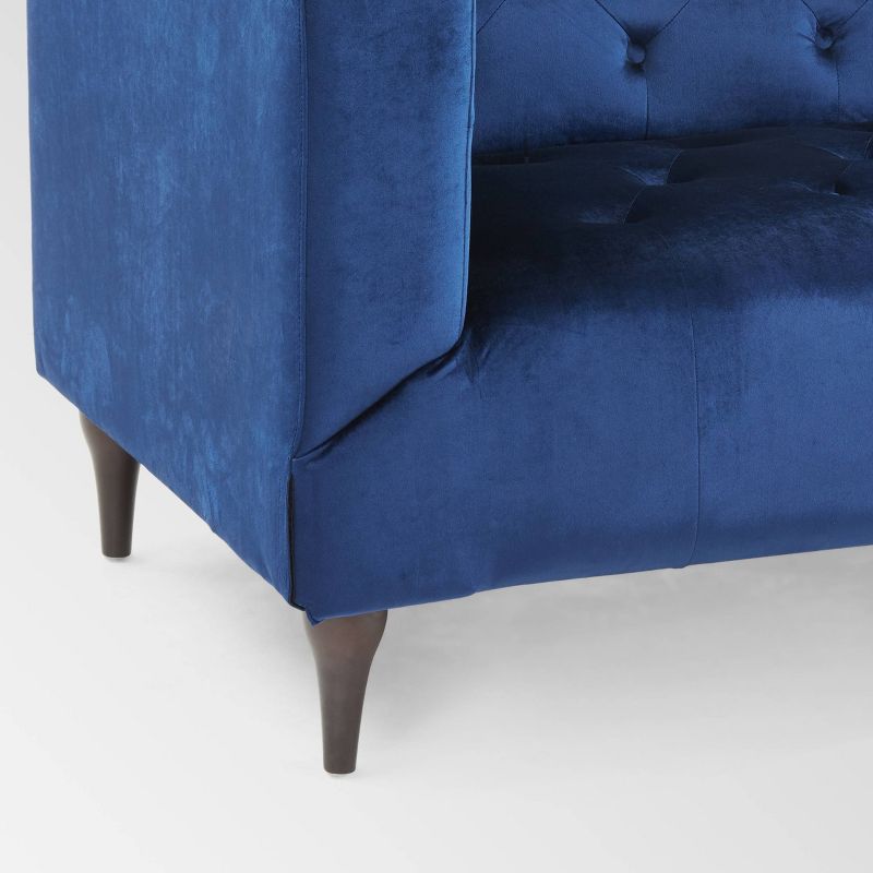 Byron Faux Leather 2 Seater Reclining Loveseat Dark Brown - Baxton Studio