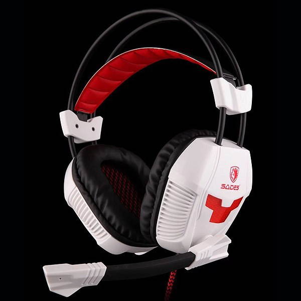 SADES A30 USB Gaming Headphone Headset Stereo 7.1 Surround with Mic for PC Computer Laptop Game