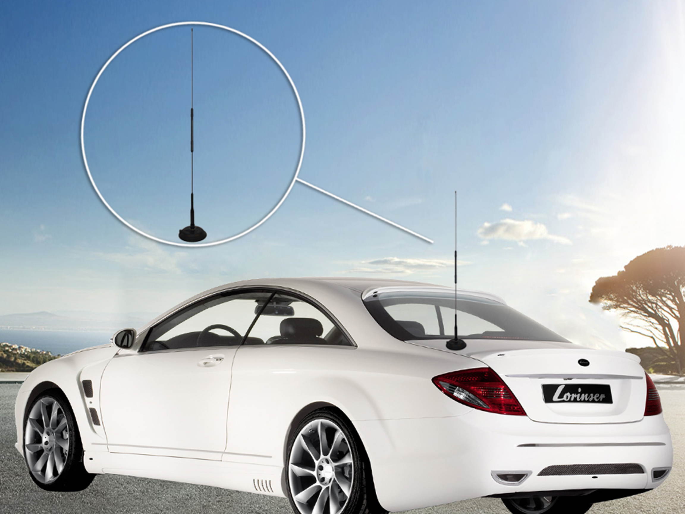 HYS SO239 Mount Magnetic base with RG58 5M Cable Dual Band Antenna For Car Mobile Radio