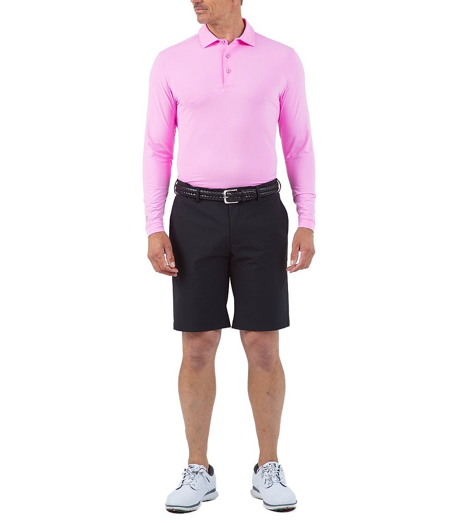 IBKUL Long-Sleeve Ice Fil&reg; Polo Shirt
