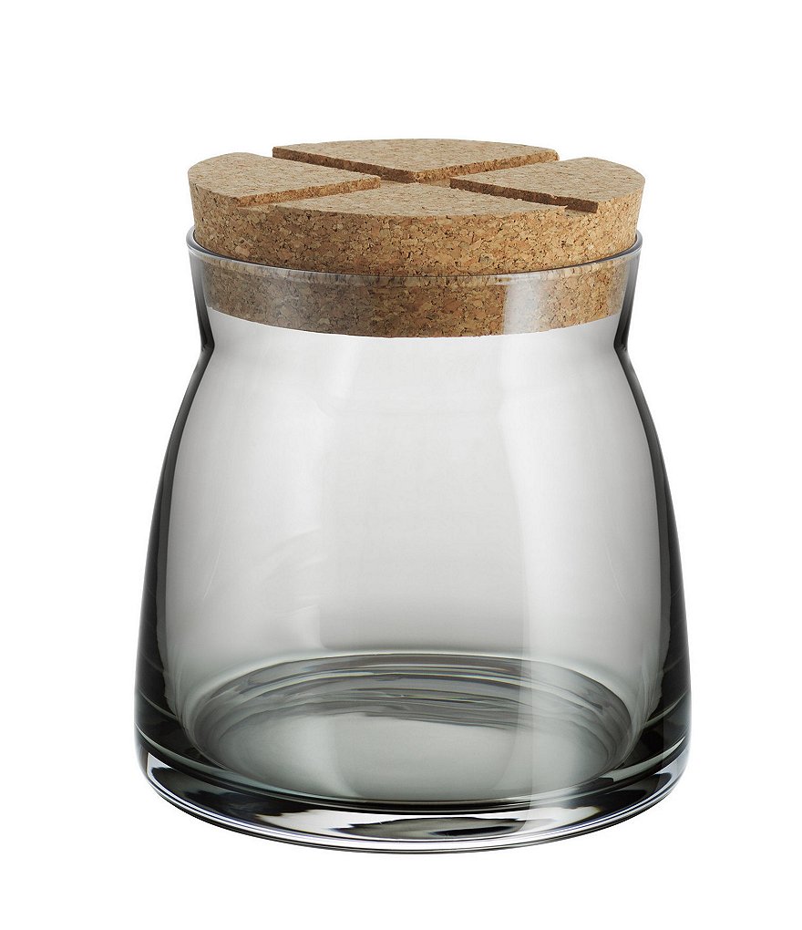 Kosta Boda Bruk Medium Jar With Cork Lid