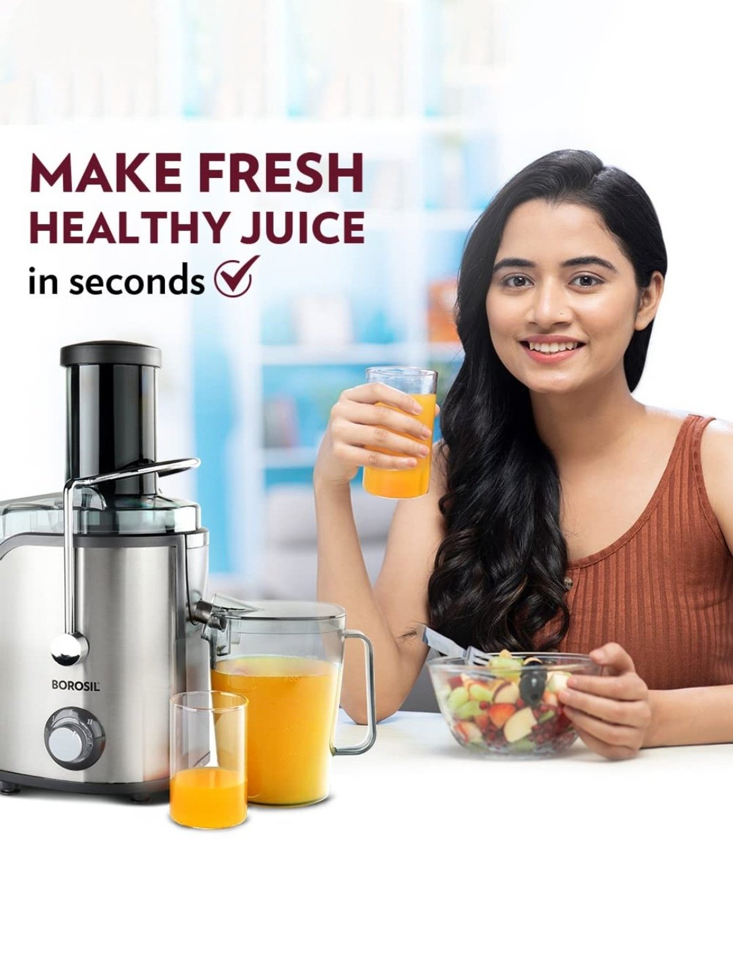 BLACK+DECKER BXCJ0101IN Citrus Juicer 30 Watt 1L (White)