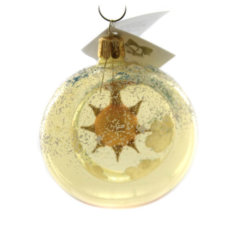 Golden Bell Collection 3.5" Sun Shiny Day Ornament Sun Cloud Diorama  -  Tree Ornaments