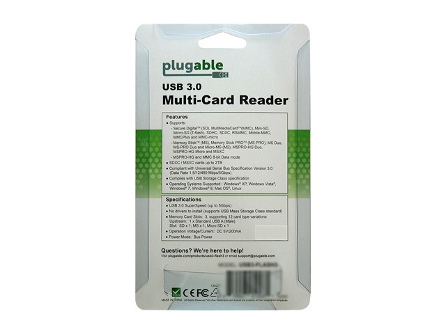 Supports Sd Sdhc Sdxc Micro Sd / T-Flash Ms Ms Pro Duo Mmc And More