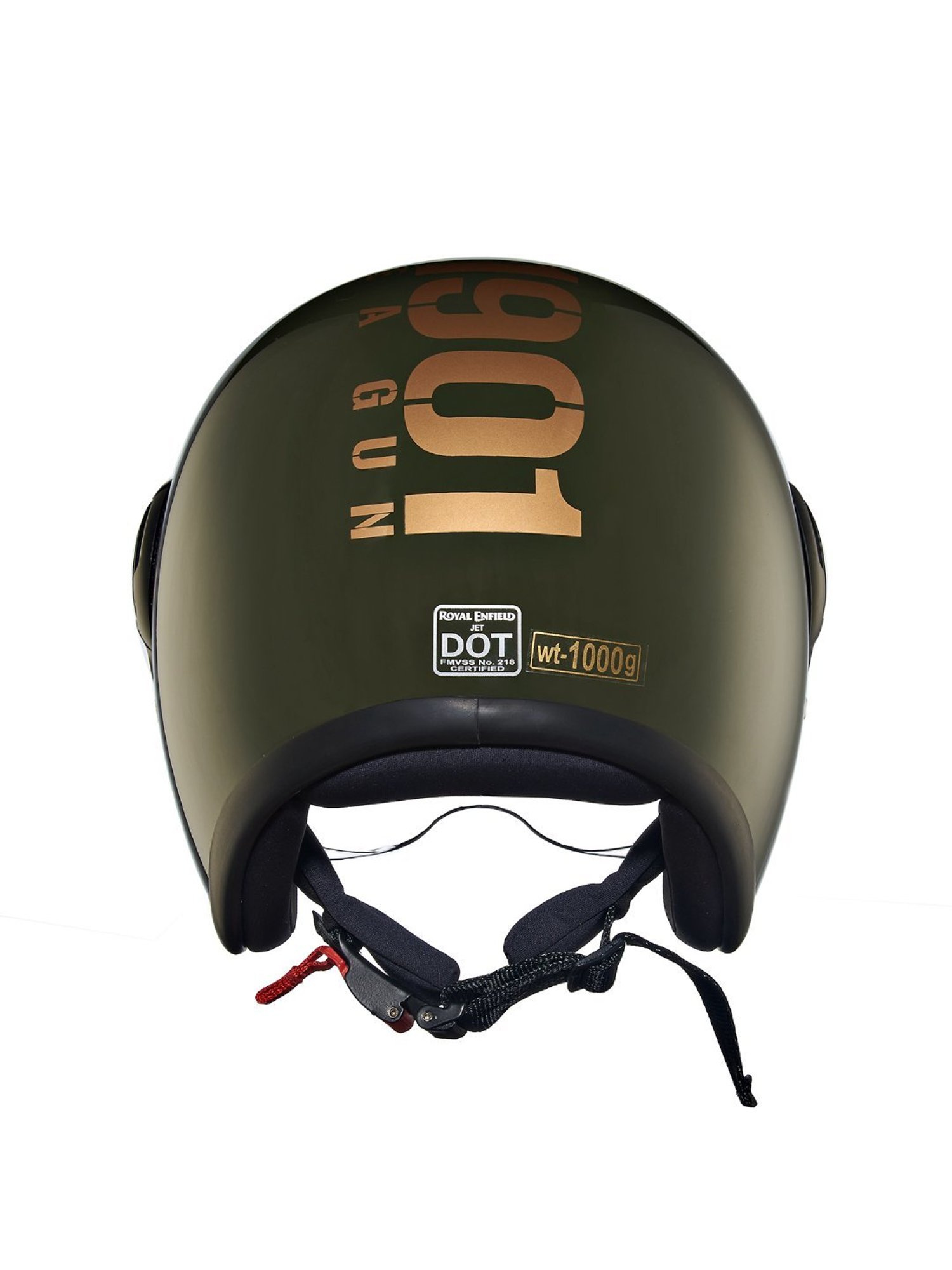 Royal Enfield Green MLG Open Face Helmet - XL