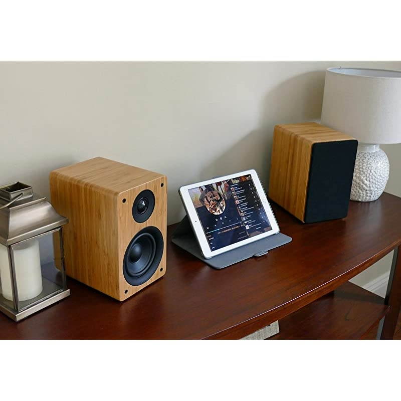 M24 Powered Speakers (Pair) (Real Bamboo)