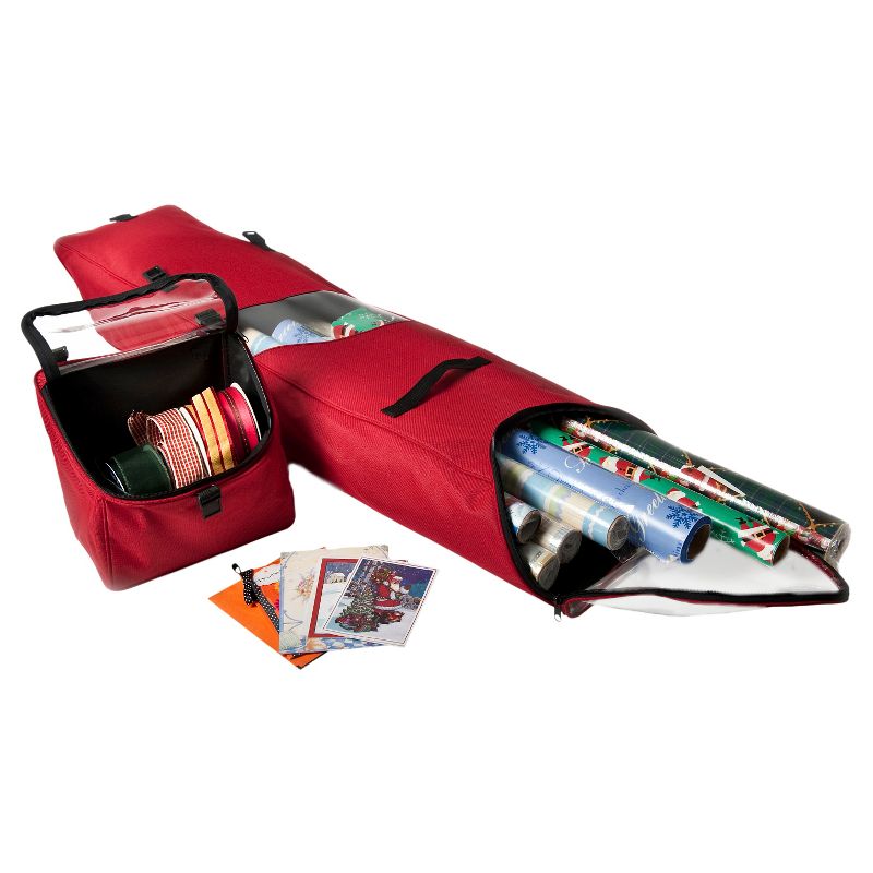 Elf Stor 30" Supreme Canvas Holiday Christmas Wreath Storage Bag