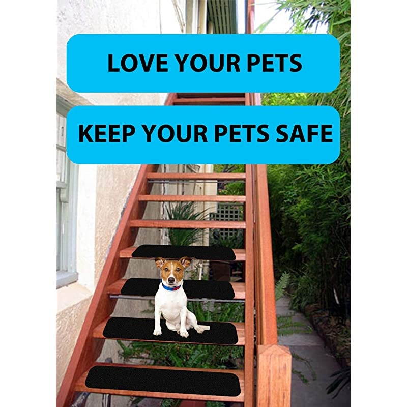 6 inx 30 in Stair Treads NonSlip Outdoor Tape 11 Pack Outdoor Stair Treads Black PreCut AntiSlip Tape with Easy Separating 3Layer Design