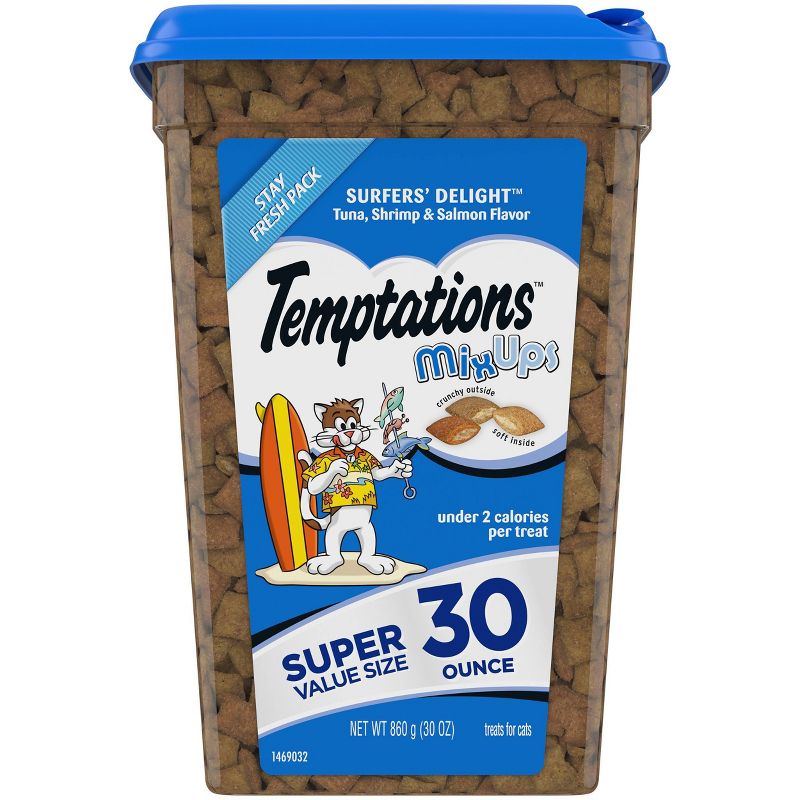 Temptations Surfer's Delight Cat Treats - 30oz