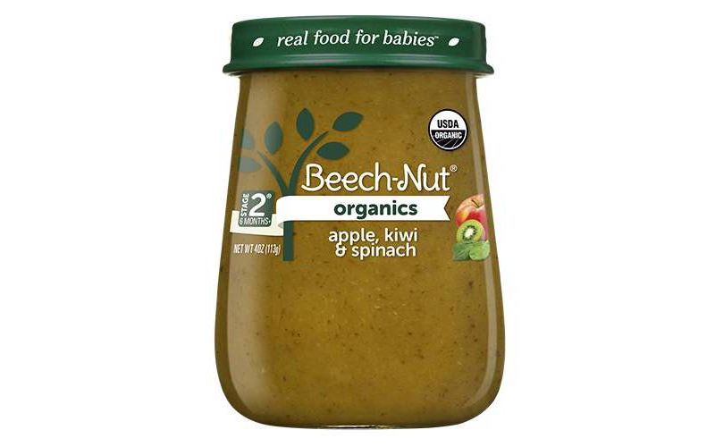 Beech-Nut Organics Apple Kiwi & Spinach Baby Food Jar - 4oz