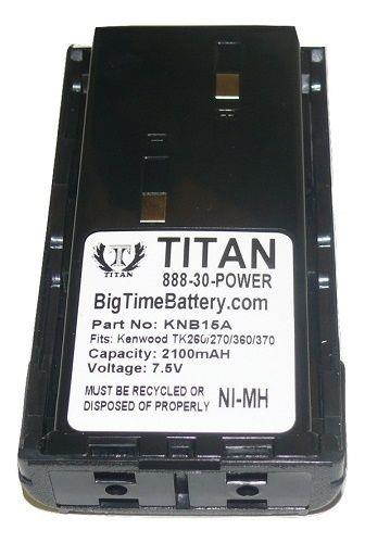 Tank&reg; 2100MAH KNB-15A Battery for KENWOOD TK278 TK388 TK2101 TK3101 FAST SHIP