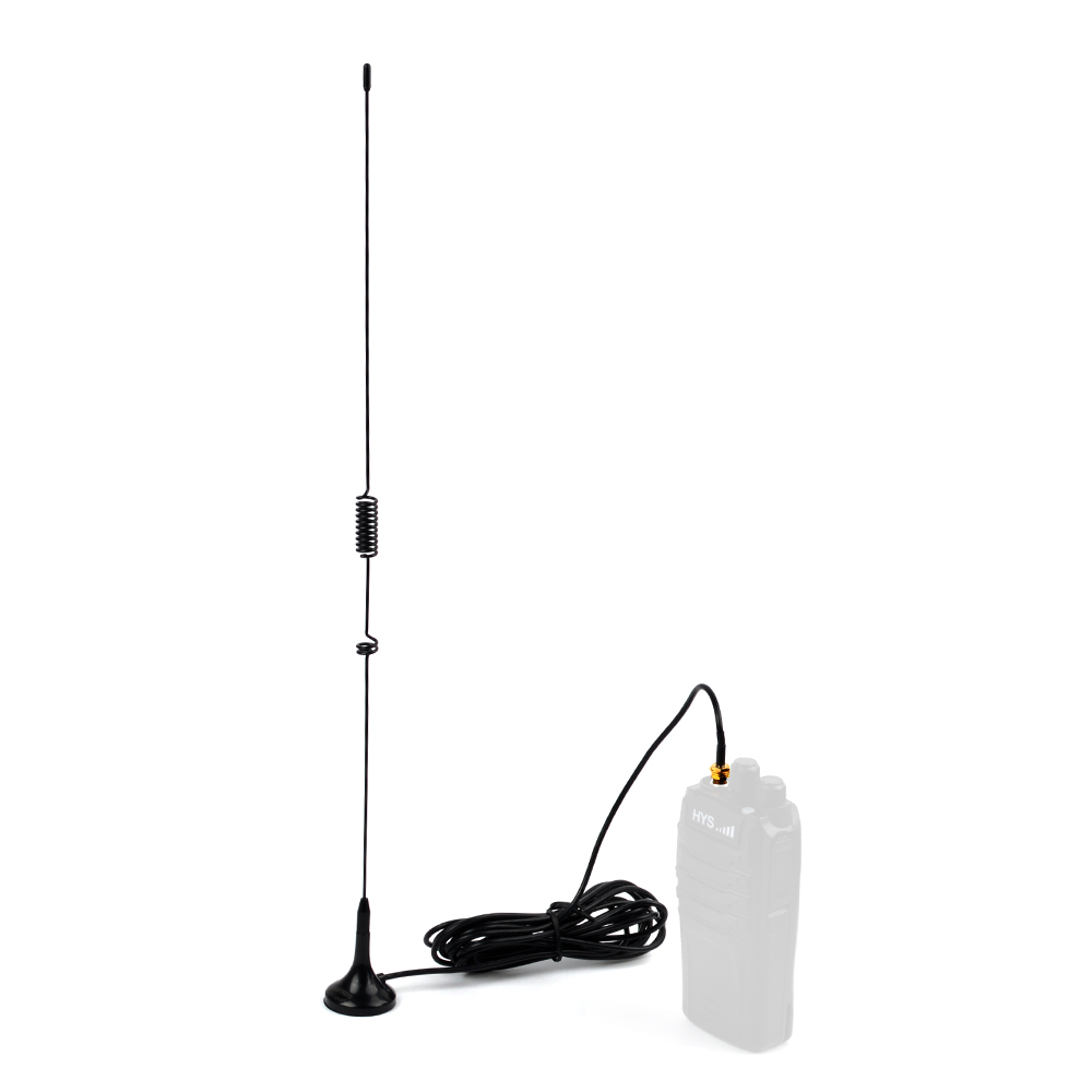 2PCS Magnetic Antenna SMA-Female Dual Band UHF VHF For Baofeng UV5R UV82 888S Wouxun Kenwood Walkie Talkie