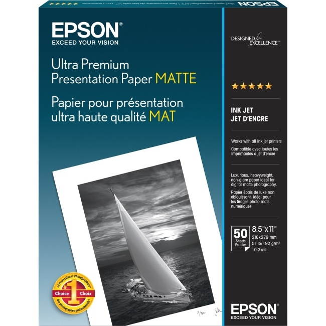 Epson PAPER, ARCHIVAL MATTE, LETTER SIZE,