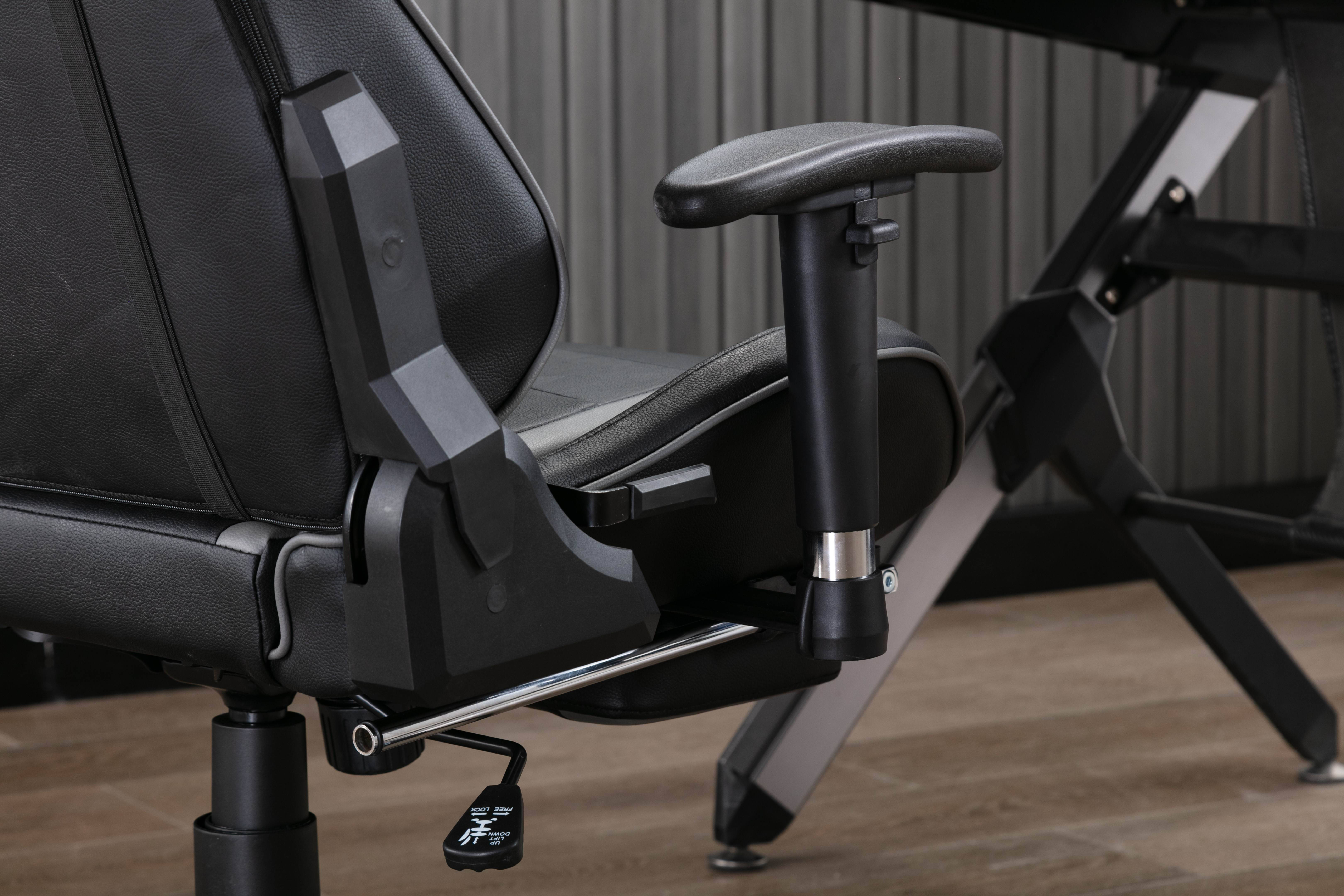 Massage Video Gaming Chair with Footrest Headrest, High Back PU Leather Ergonomic Swivel Computer Desk Chairs for Adults, Racing Style Game Chair