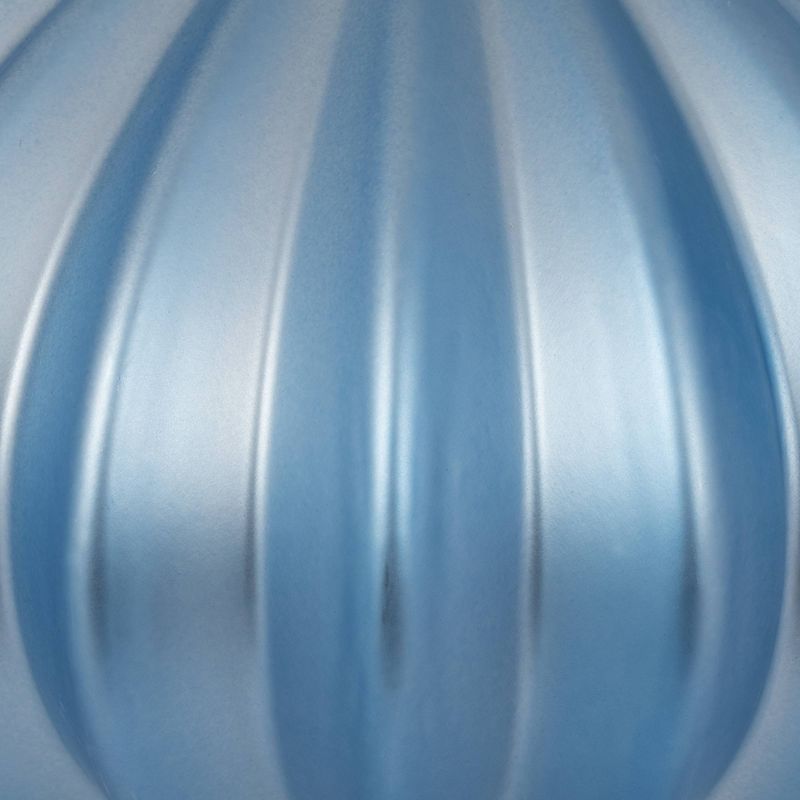 3ct Vickerman 5.7" Matte Onion Ornament, UV Coated Ornament Set Periwinkle