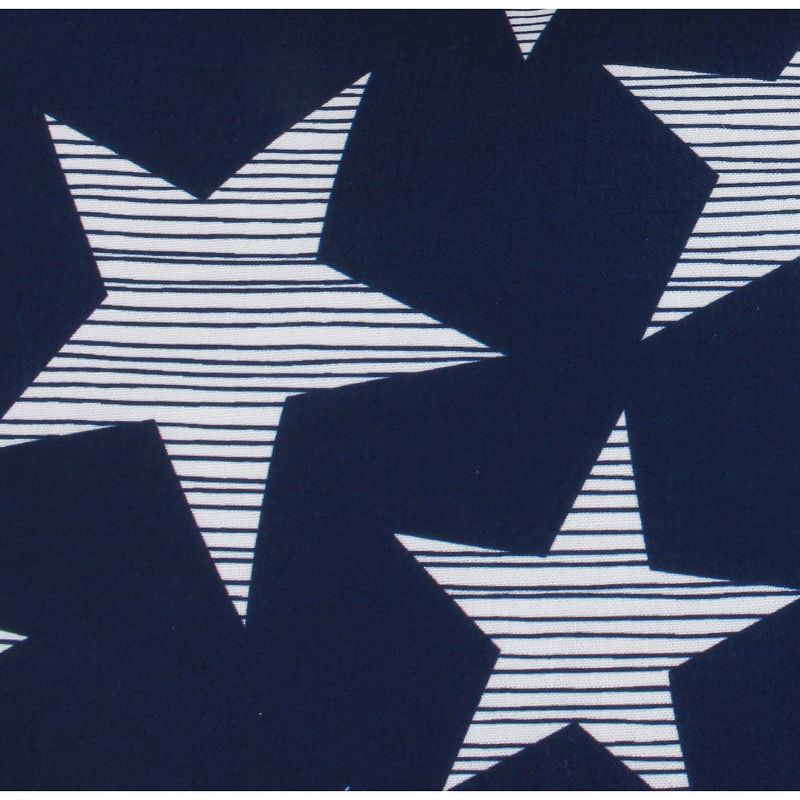 Décor Therapy 20"x20" Star Spangled Throw Pillow Blue/White