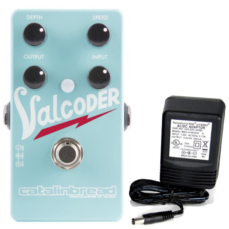 Catalinbread Valcoder Tremolo pedal w/ 9 volt power supply