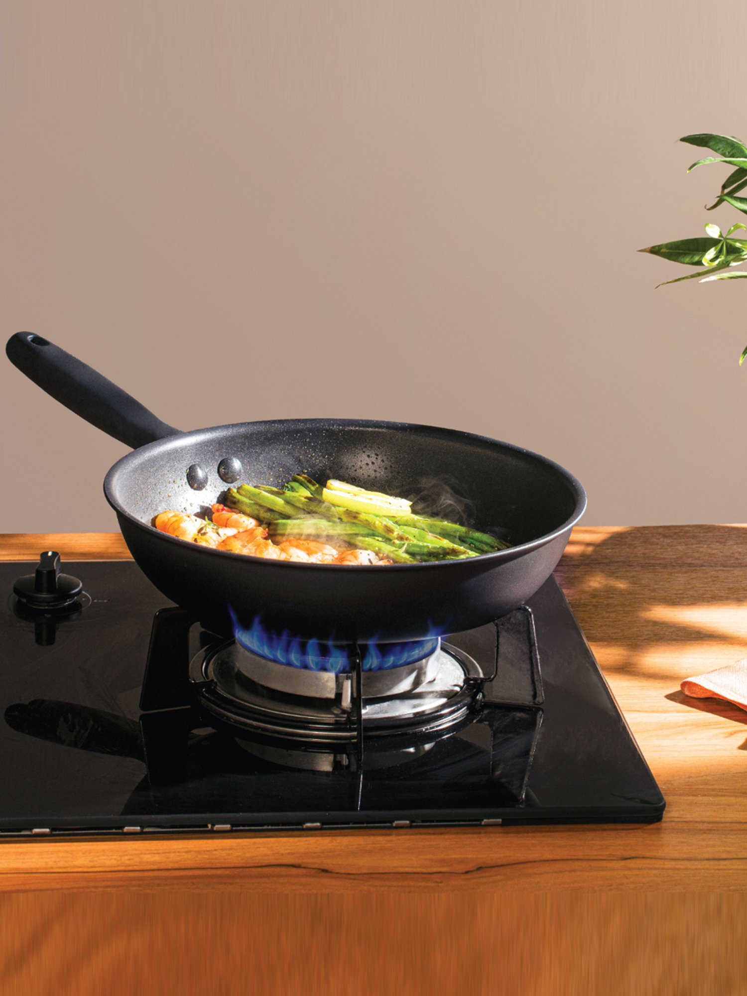 Meyer Midnight Black Aluminium Frypan (20cm)