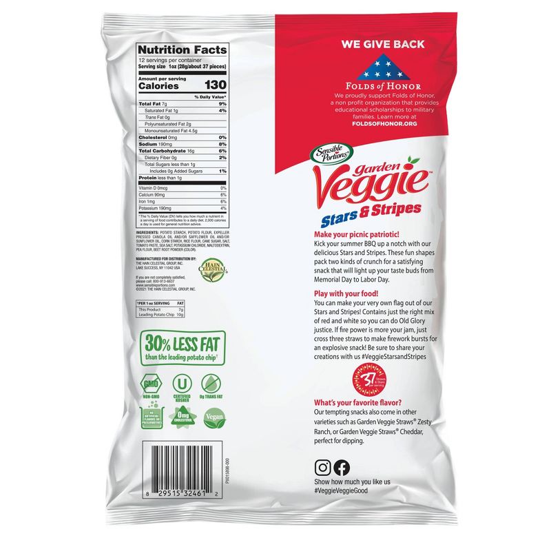 Sensible Portions Stars & Stripes - 12oz