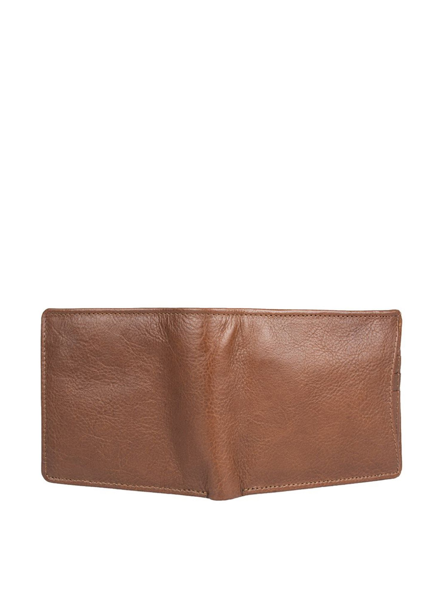 Hidesign Tan Textured Bi-Fold Wallet for Men