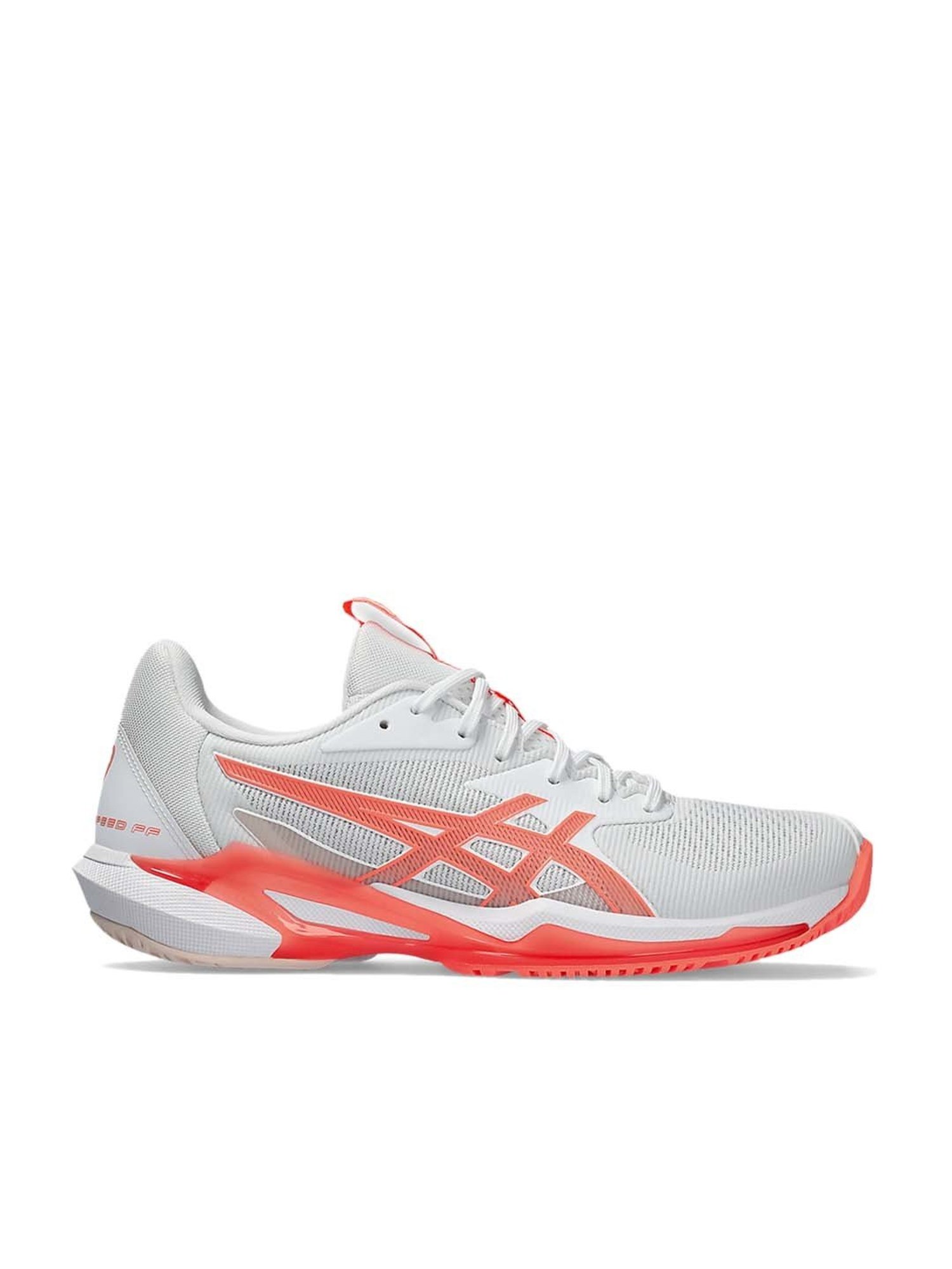 Asics Women's Solution Speed FF 3 White Tennis Shoes
