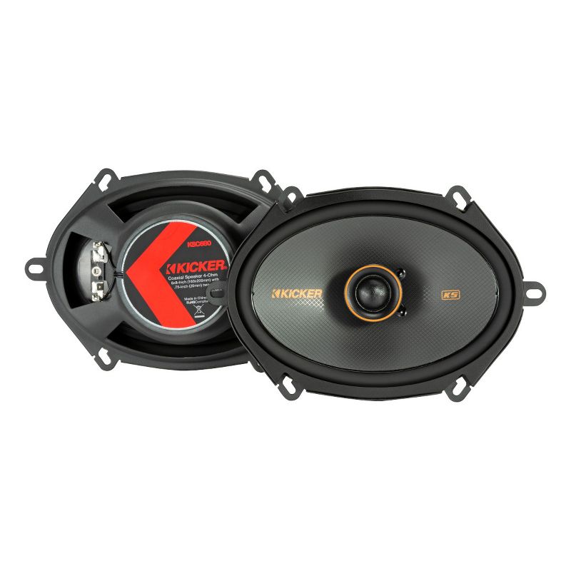 Kicker 47KSC6804 6x8" KS-Series 2-Way Coaxial Speakers
