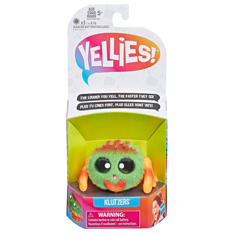 Yellies! Klutzers Voice-Activated Spider Pet