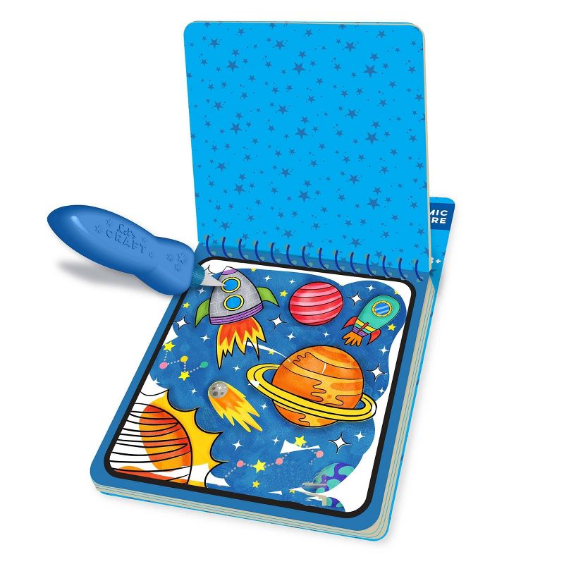 Bright Stripes 2pk Magic Reveal Pads - Animals & Space