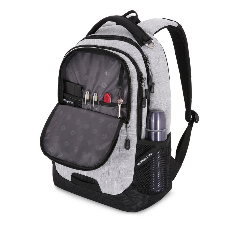 SWISSGEAR 18" Laptop Backpack - Light Heather Gray