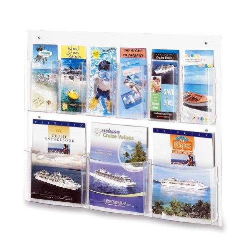 Safco Clear2c Magazine/Pamphlet Display 5666CL