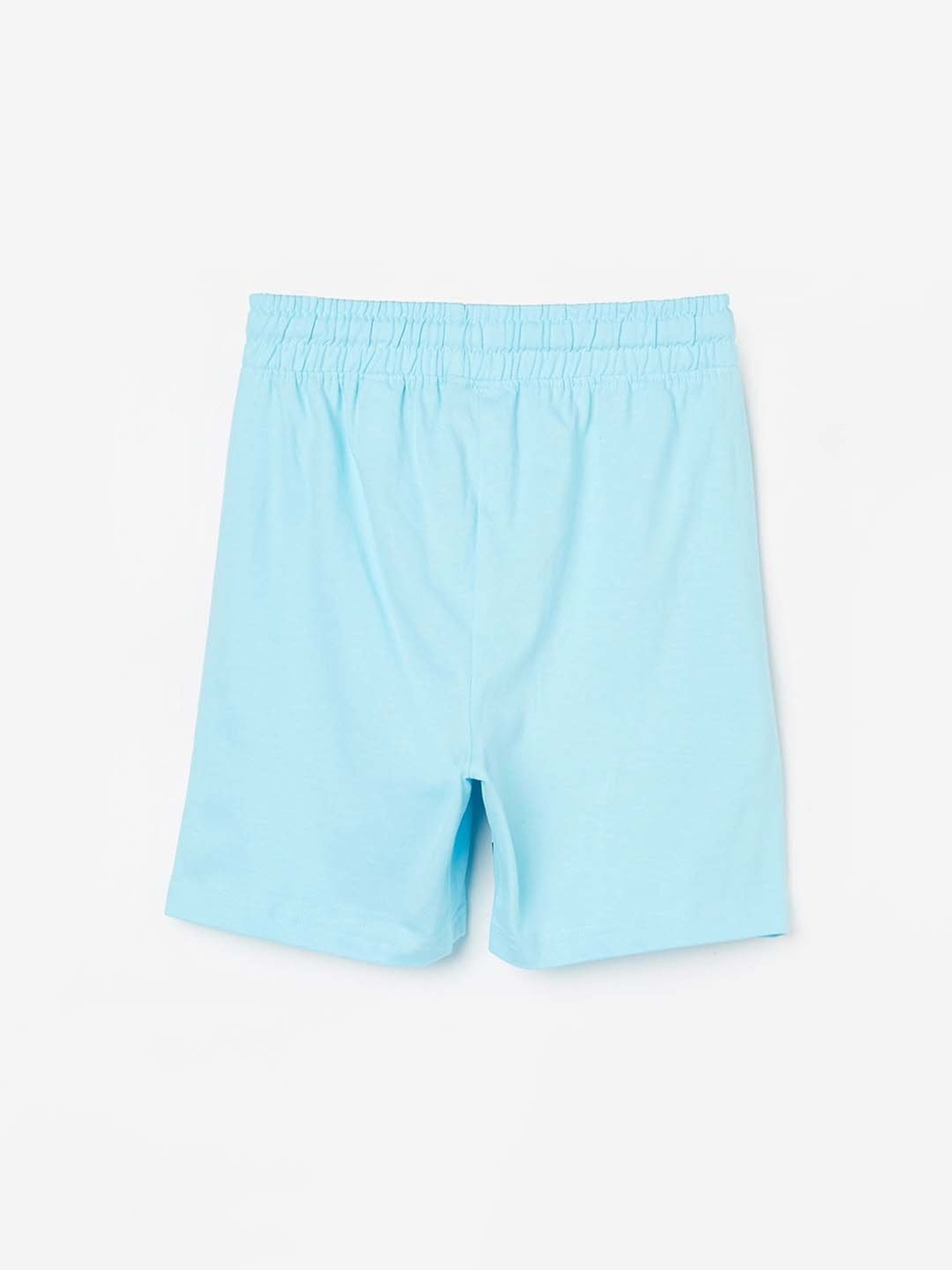 Fame Forever by Lifestyle Boys Sky Blue Cotton Printed Shorts