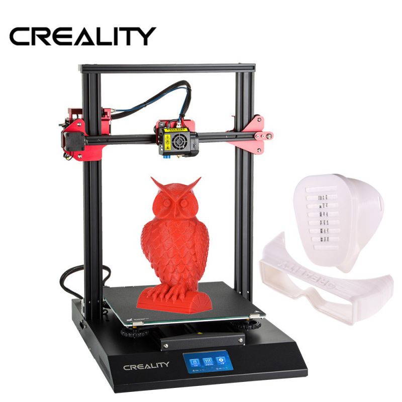 CREALITY CR-10S Pro Upgraded Auto Leveling 3D Printer DIY Self-assembly Kit 300*300*400mm Large Print Size Full Color LCD Touchscreen Supports Resume Printing Filament Detection