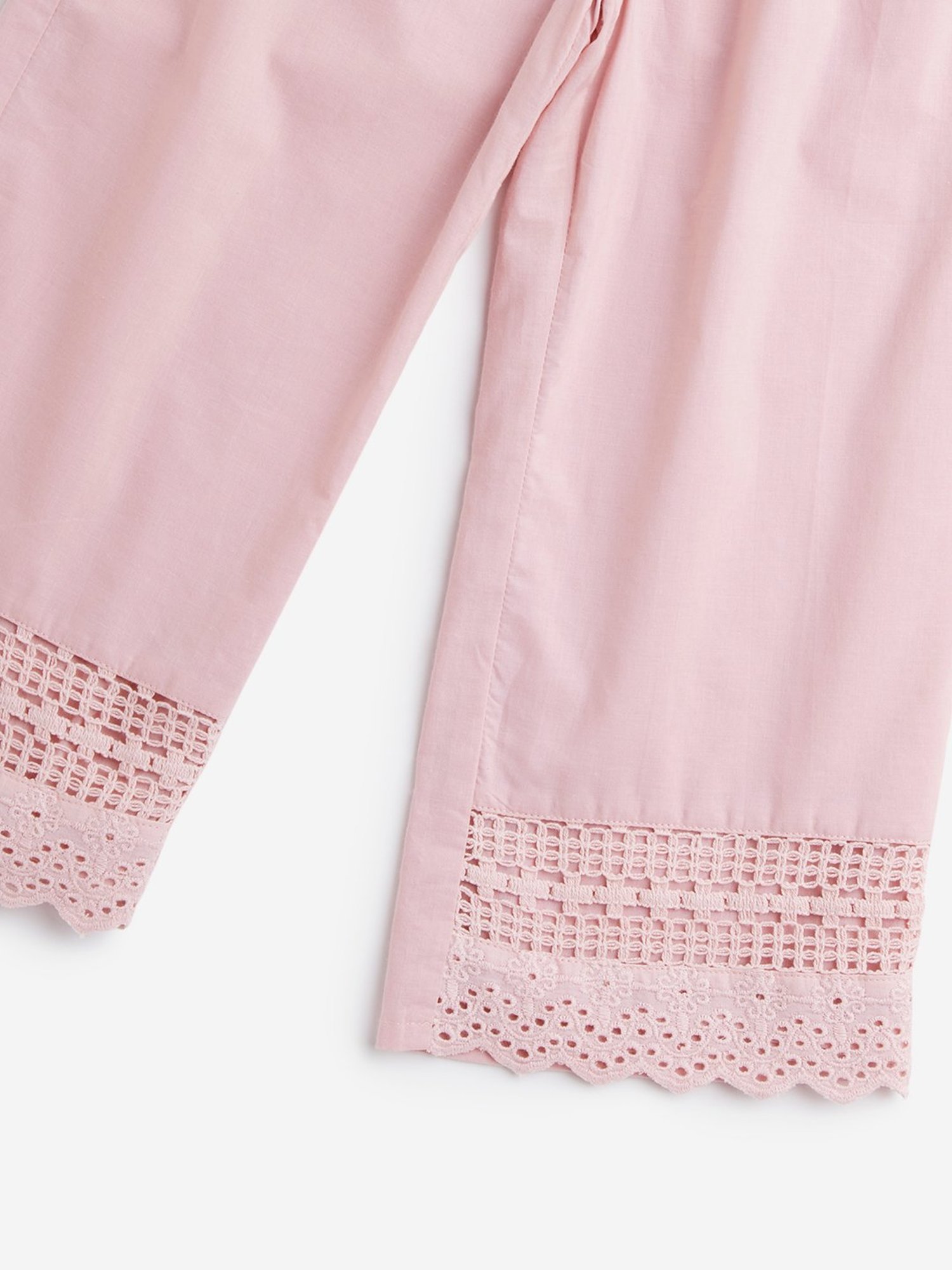 H by Hamleys Girls Pink Solid Joggers