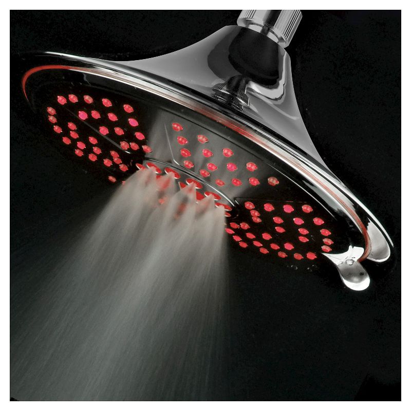 8" LED Color Changing Showerhead Chrome - DreamSpa