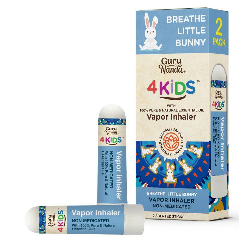 Guru Nanda 4Kids Breathe Little Bunny Inhaler - 2pk