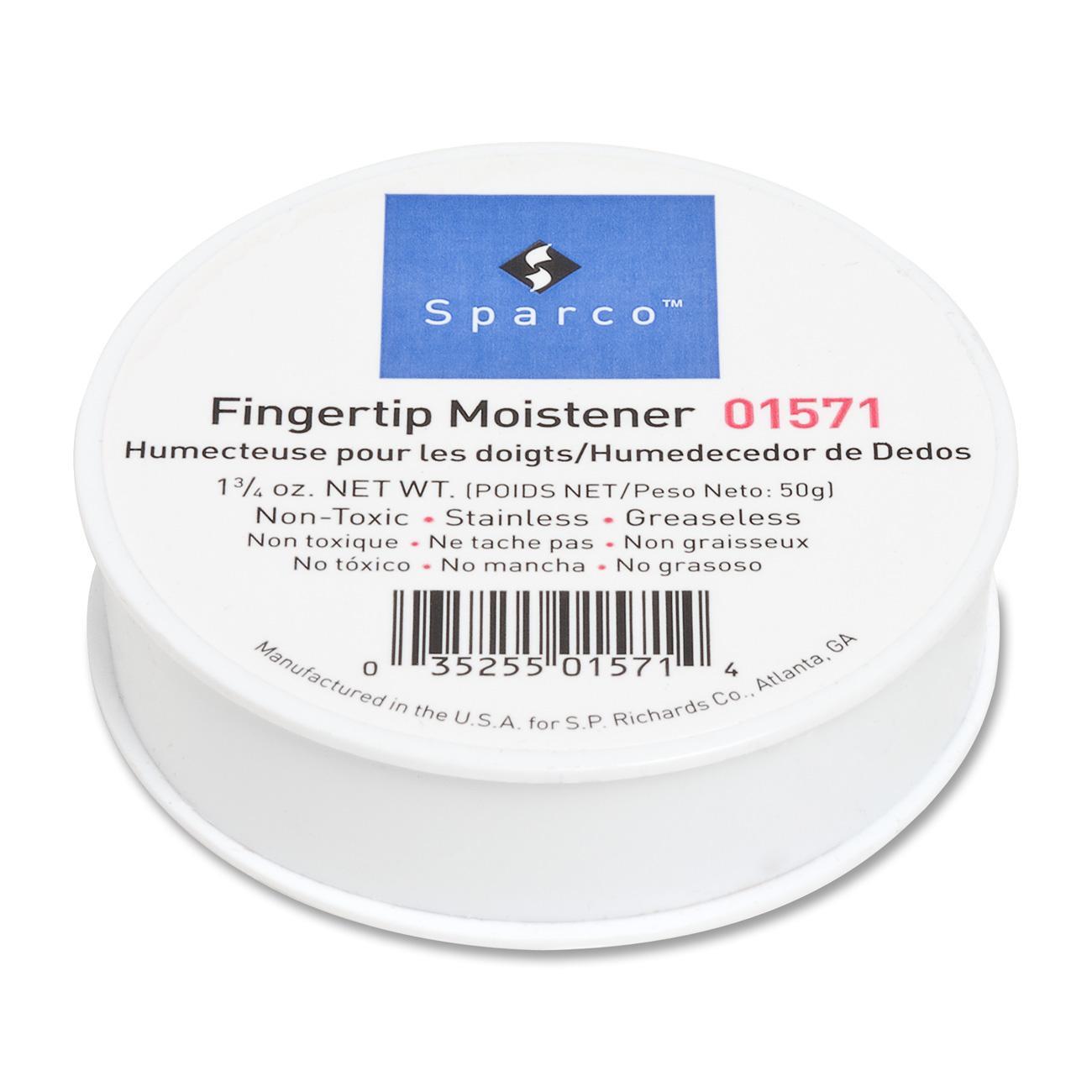 Sparco Fingertip Moistener Nonskid Back 1-3/4 oz. 01571