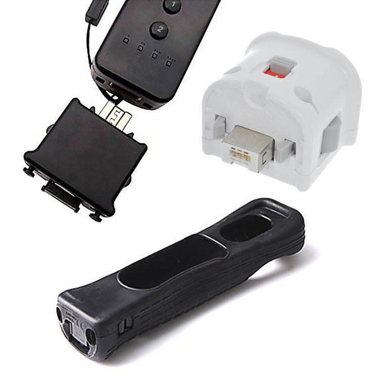 Handle Sensor Motion Plus Accelerator for Wii with Silicon Case