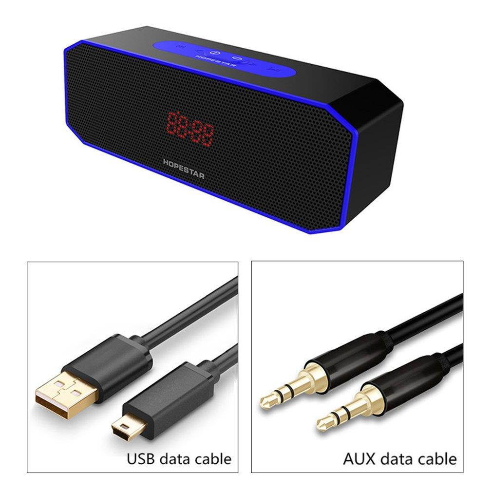 HOPESTAR P8 Portable Wireless Bluetooth Speaker Music Player Power Bank