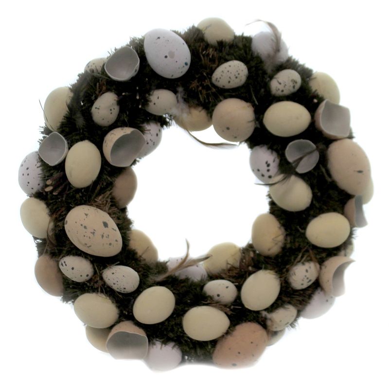 Home & Garden 16.0" Speckled Egg Wreath Easter Decor Allstate  -  Wreaths