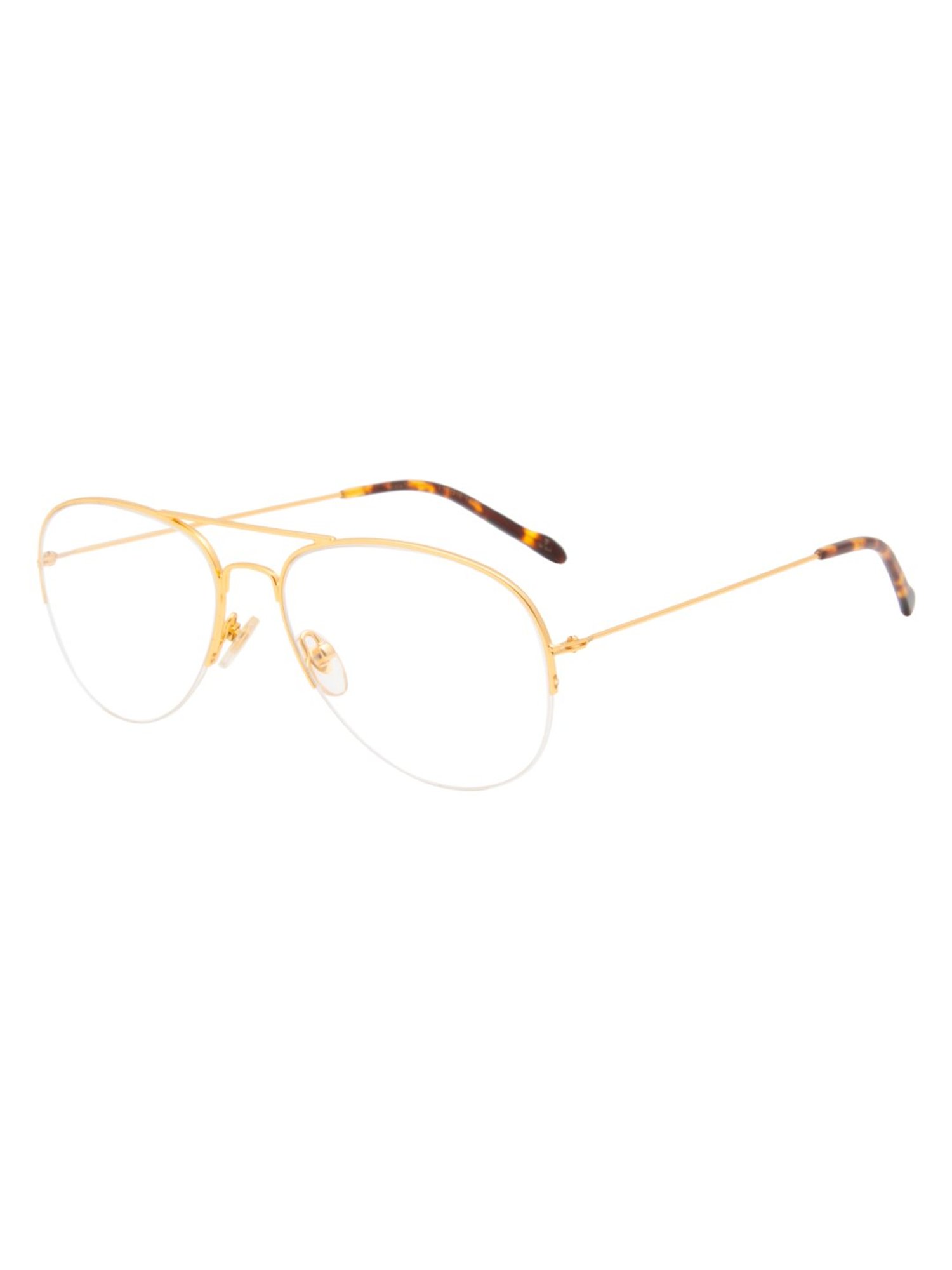 Ted Smith Gold Aviator Unisex Eye Frames