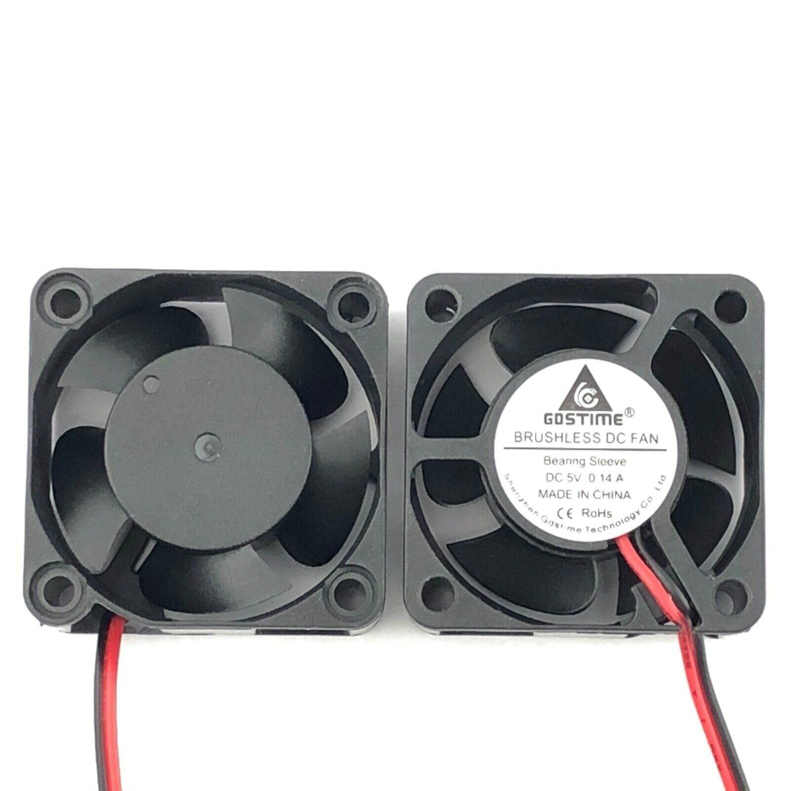 12v 80mm Cooling Fan Long Wire 80x80x10mm DC PC Computer Case Cooler 8010 2-Pin