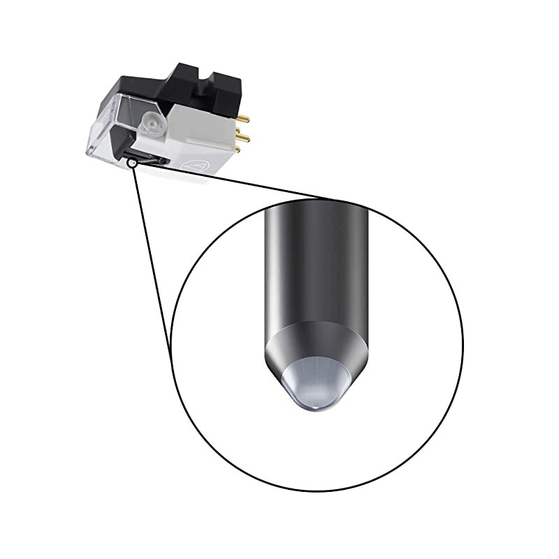 VM670SP Dual Moving Magnet Stereo Turntable Cartridge for 78 RPM Records, White