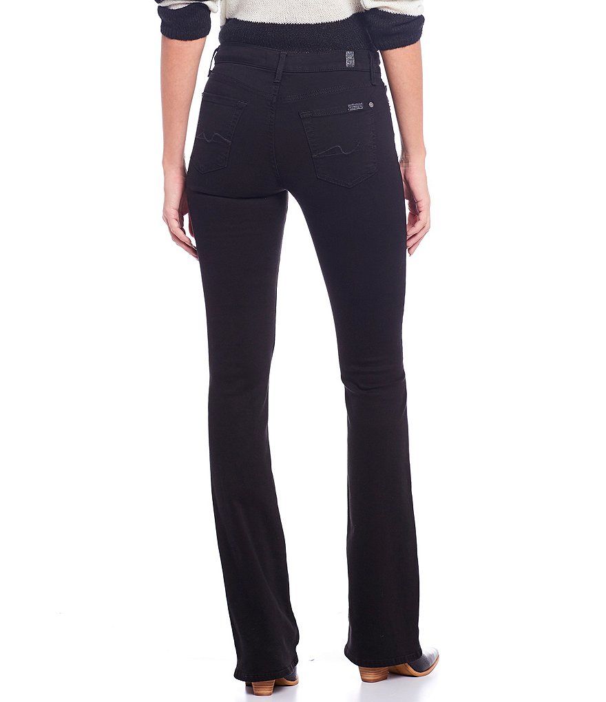 7 for all mankind B(Air) Black Bootcut Jeans