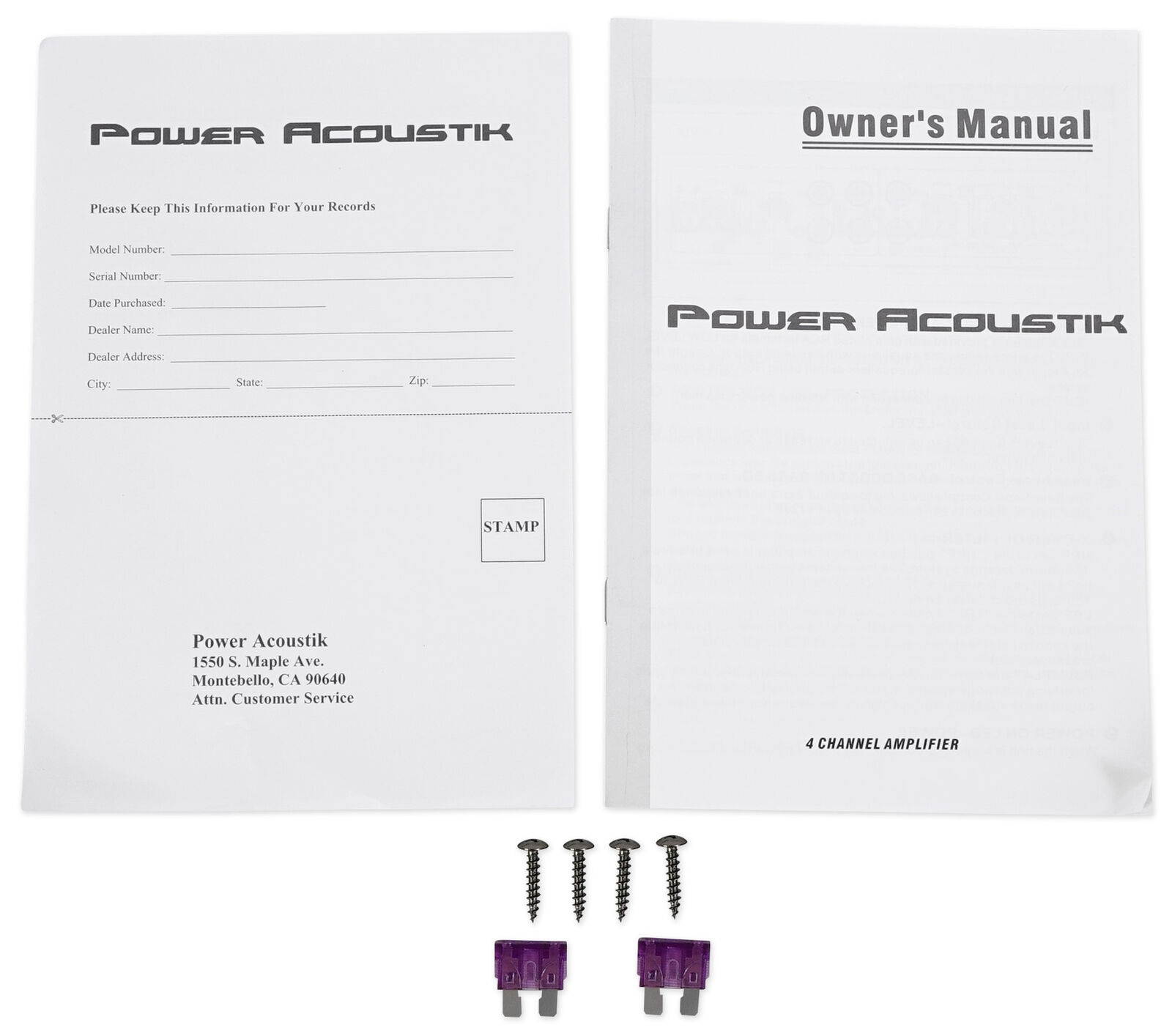 RE4-2000D 2000 Watt 4-Channel Car Stereo Amplifier Amp