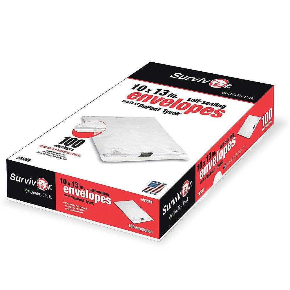 Survivor Tyvek Mailer 10 x 13 White 100/Box R1580