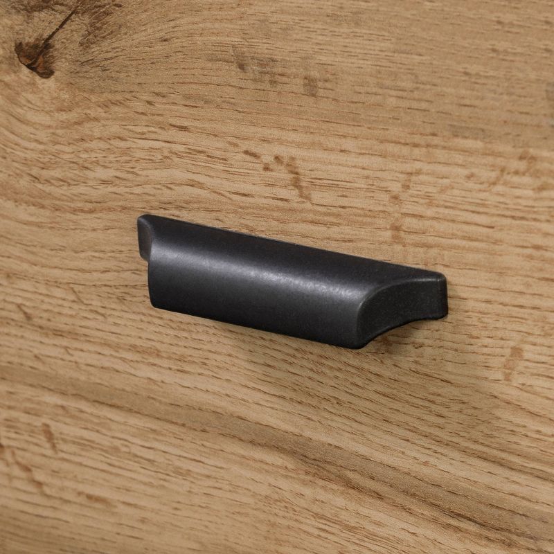 Versa Computer Desk with Hutch Nordik Oak - South Shore