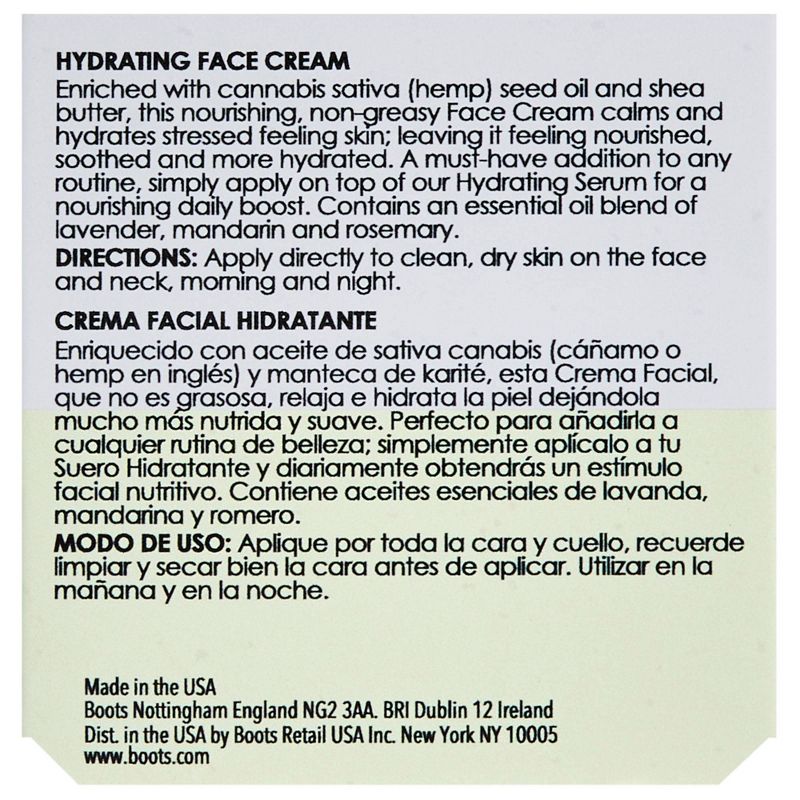 Botanics Simply Calm Hydrating Face Cream For Stressed Skin - 1.69 fl oz