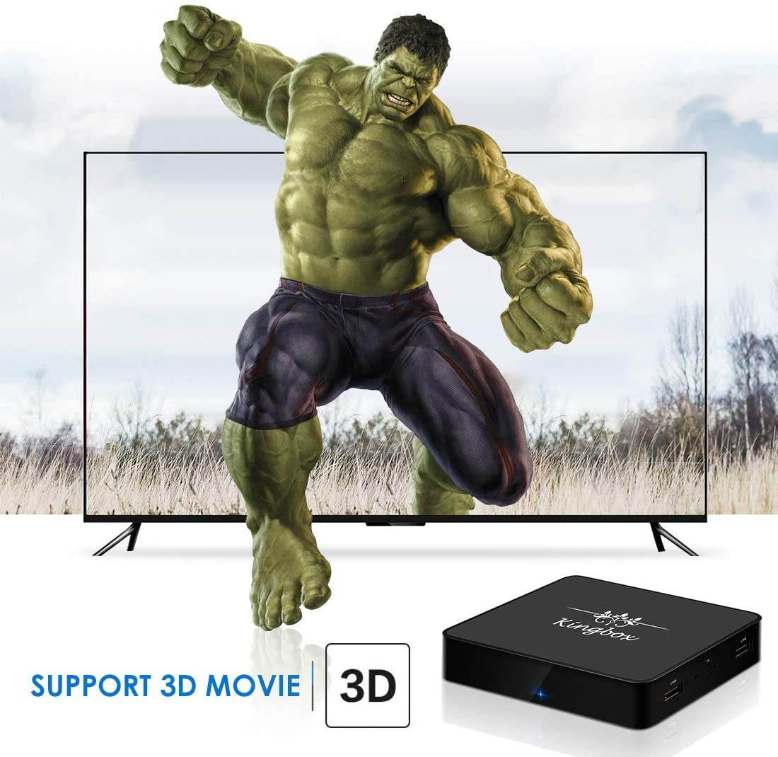 Kingbox Android 8.1 TV Box, Model-X TV Box 2GB RAM+16GB