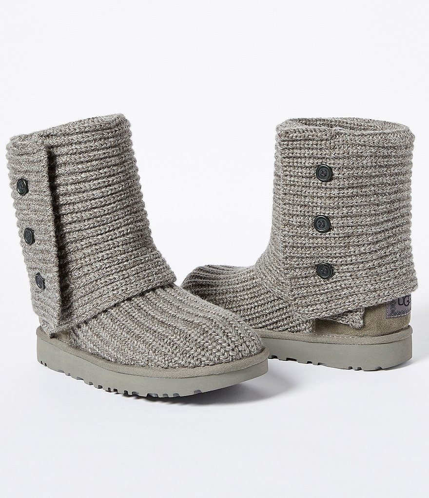 UGG&reg; Classic Cardy Button Detailed Knit Boots