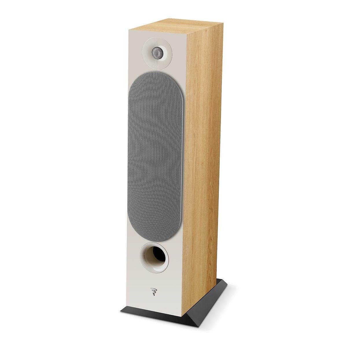 Focal Chora 826 3-Way Bass-Reflex Floorstanding Loudspeaker, Light Wood, Single